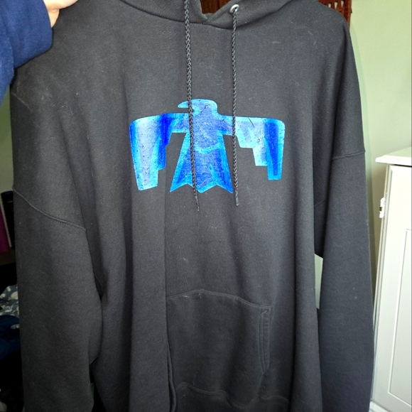 Custom Blue Tbunderbird Hoodies- Size XL - Picture 1 of 1